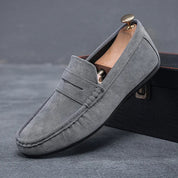 Klassiske slip-on loafers til mænd med justerbar blondedetaljer 1
