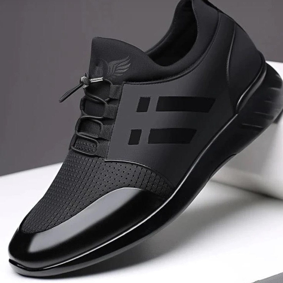 Komfortable herresneakers med let pasform og polyurethan-gummiblanding 1