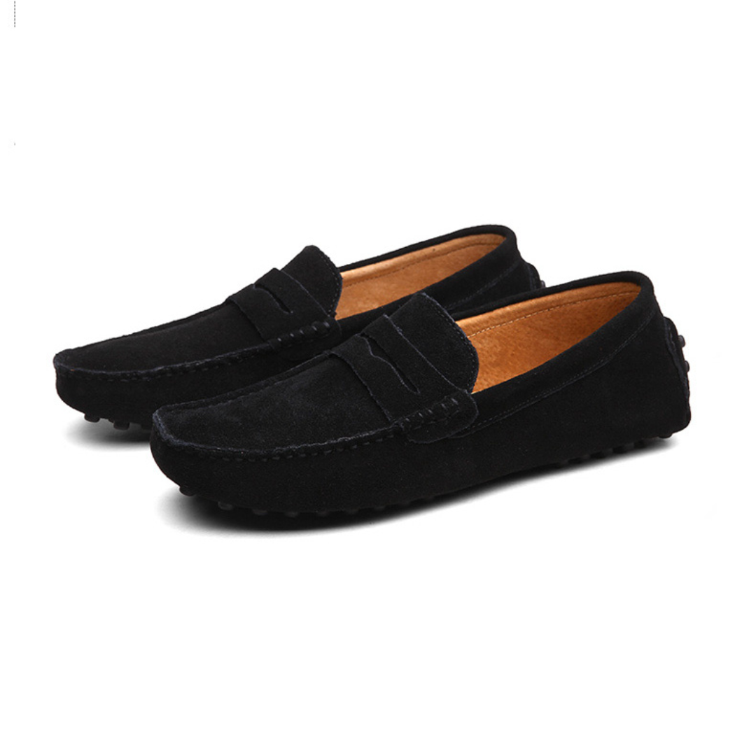 Komfortable slip-on loafers til mænd i slidstærk blanding til daglig brug 1