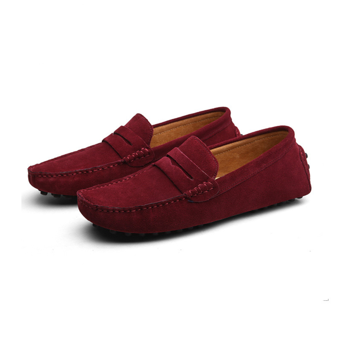 Komfortable slip-on loafers til mænd i slidstærk blanding til daglig brug 5