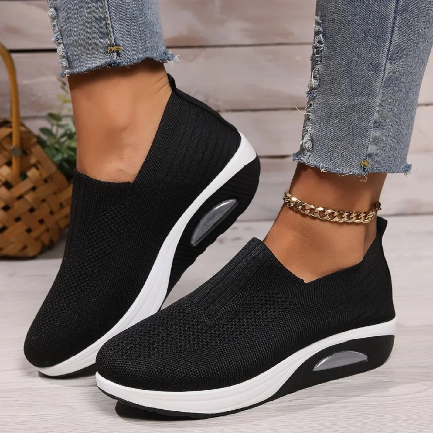 Komfortable slip-on sneakers til kvinder - moderne og stilfulde 2