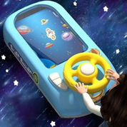 Køresimulator til børn – Pædagogisk rat med sjove lyde til læring og leg 0