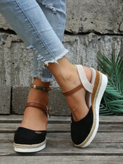 Kvindernes Ortopædiske Espadriller med Vævet Design til Sommer 1