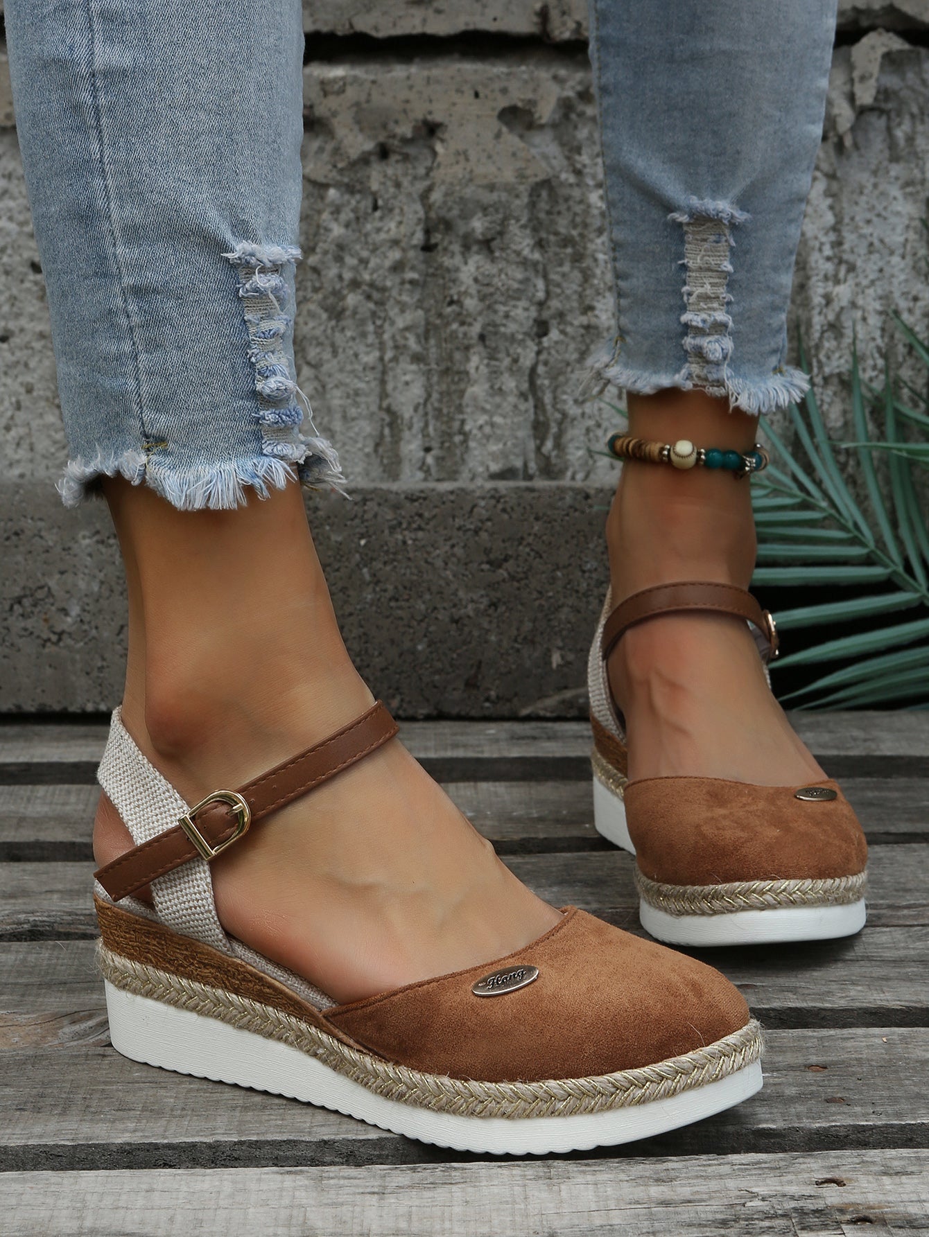 Kvindernes Ortopædiske Espadriller med Vævet Design til Sommer 3