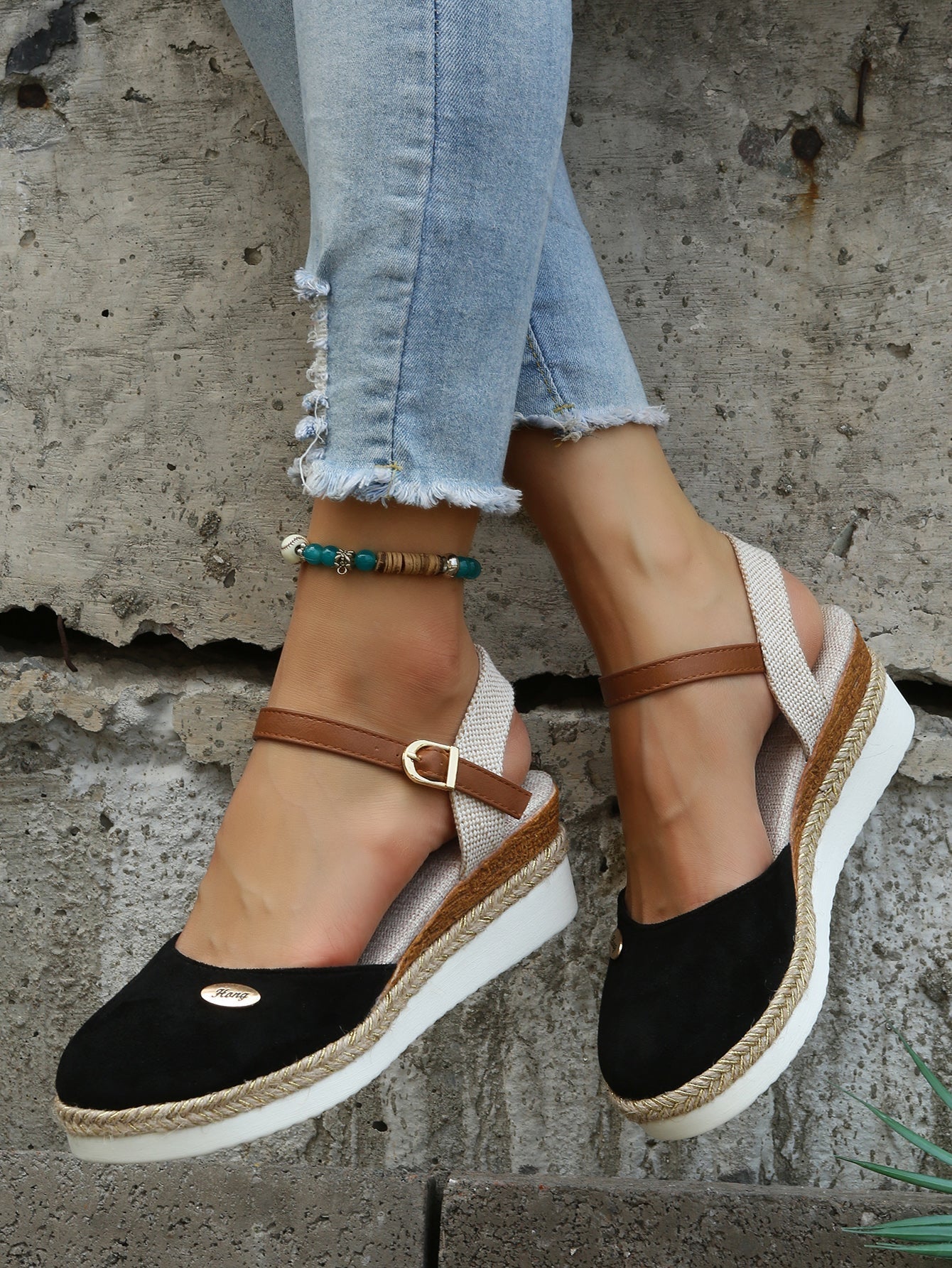 Kvindernes Ortopædiske Espadriller med Vævet Design til Sommer 4