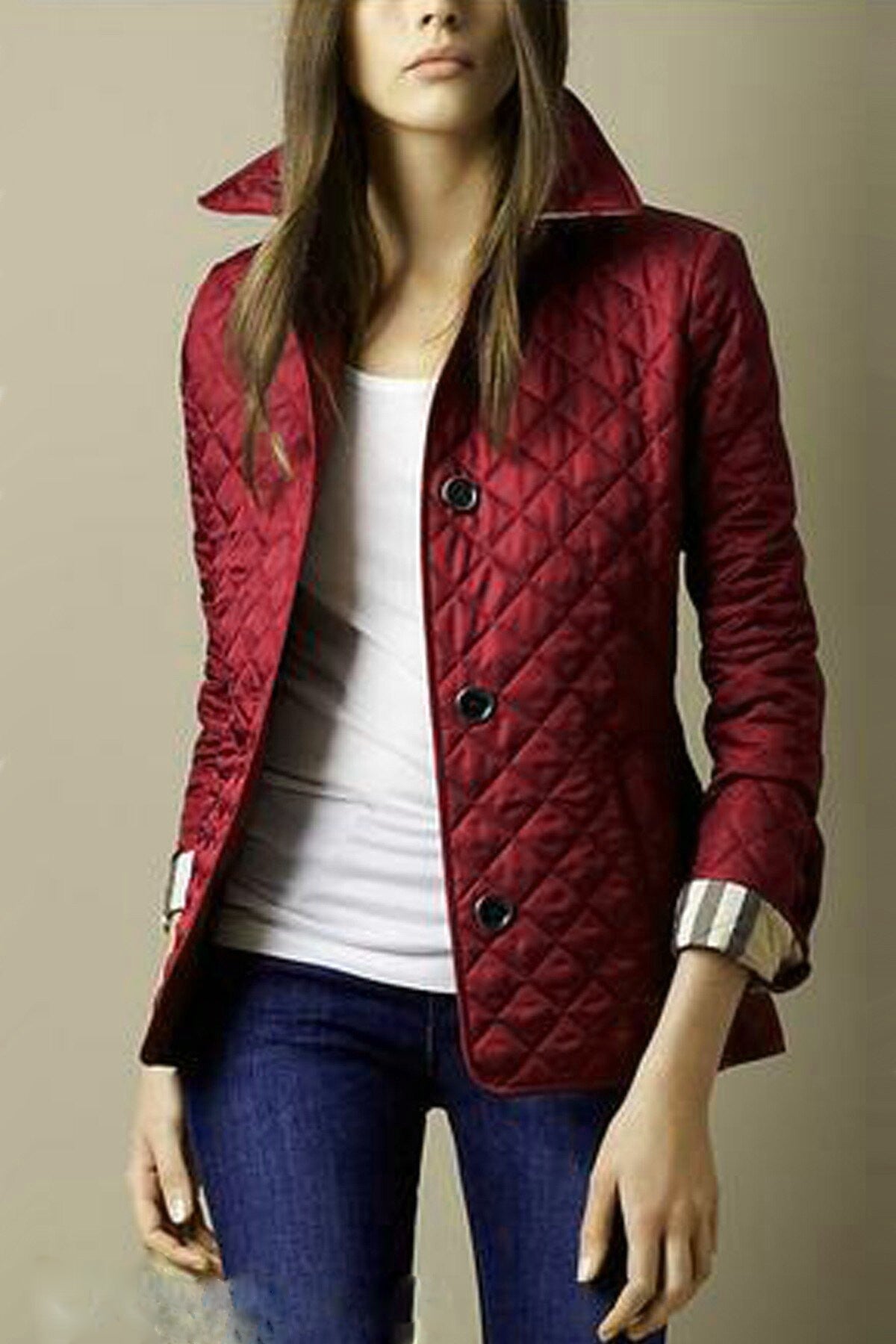 Kylee | Dame casual dynejakke | Button-down 0