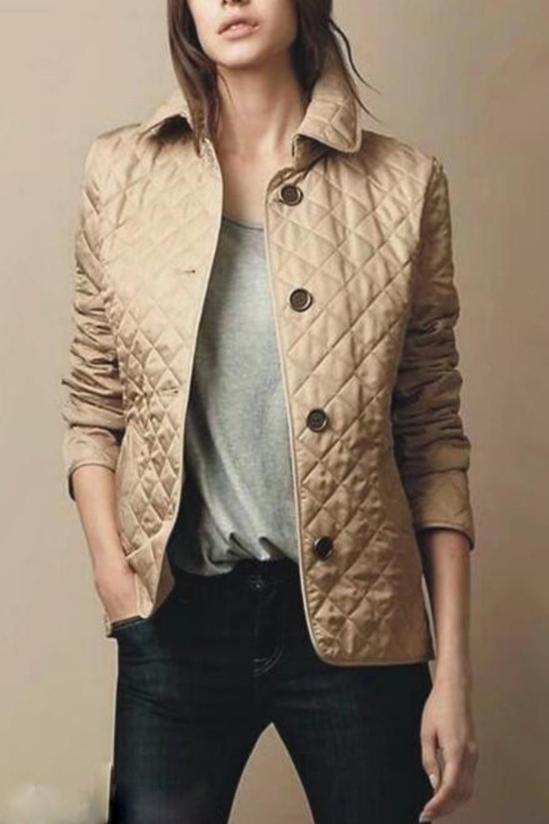 Kylee | Dame casual dynejakke | Button-down 2