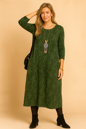 LEAH | Elegant vinterkjole med lommer 0