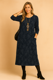 LEAH | Elegant vinterkjole med lommer 1
