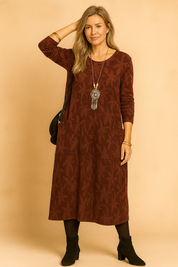 LEAH | Elegant vinterkjole med lommer 3