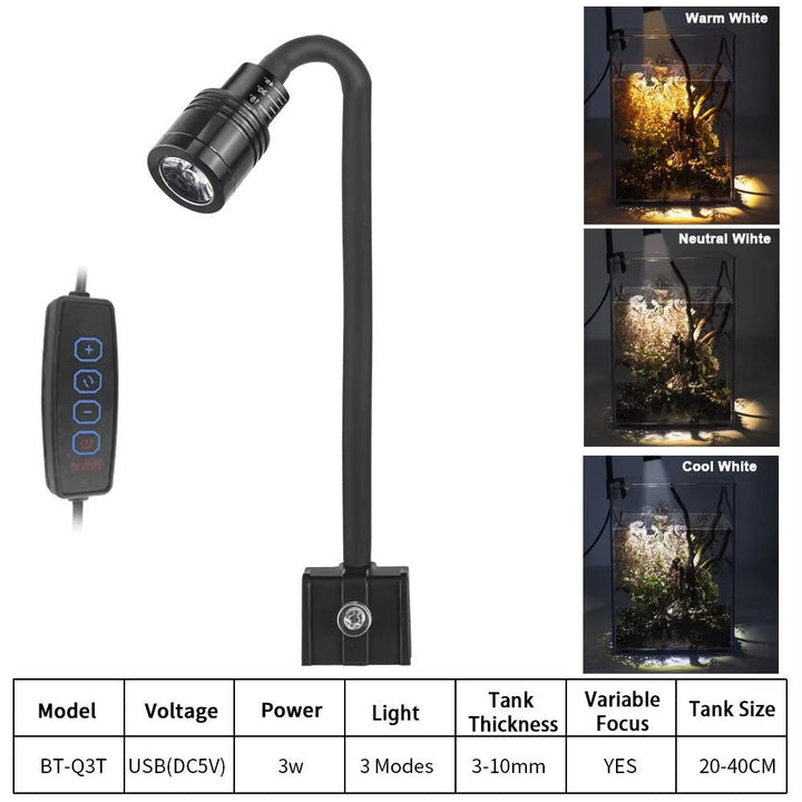 LED-lys til akvarium 8