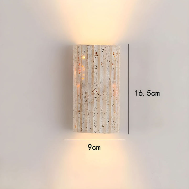 LED-væglampe i natursten 5