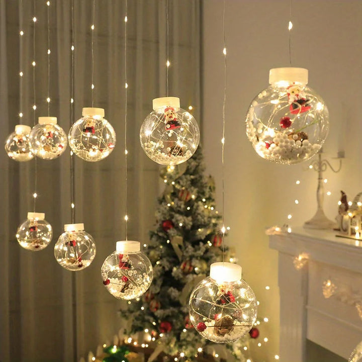 LanternLuxe | Varme LED-gardinlys til juleindretning 1