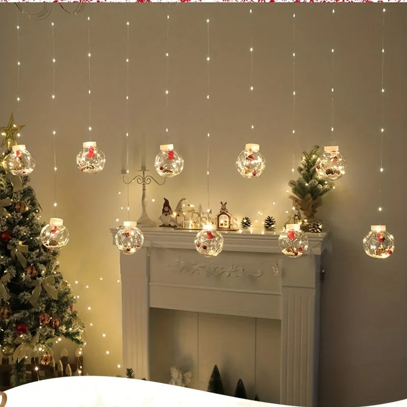 LanternLuxe | Varme LED-gardinlys til juleindretning 3