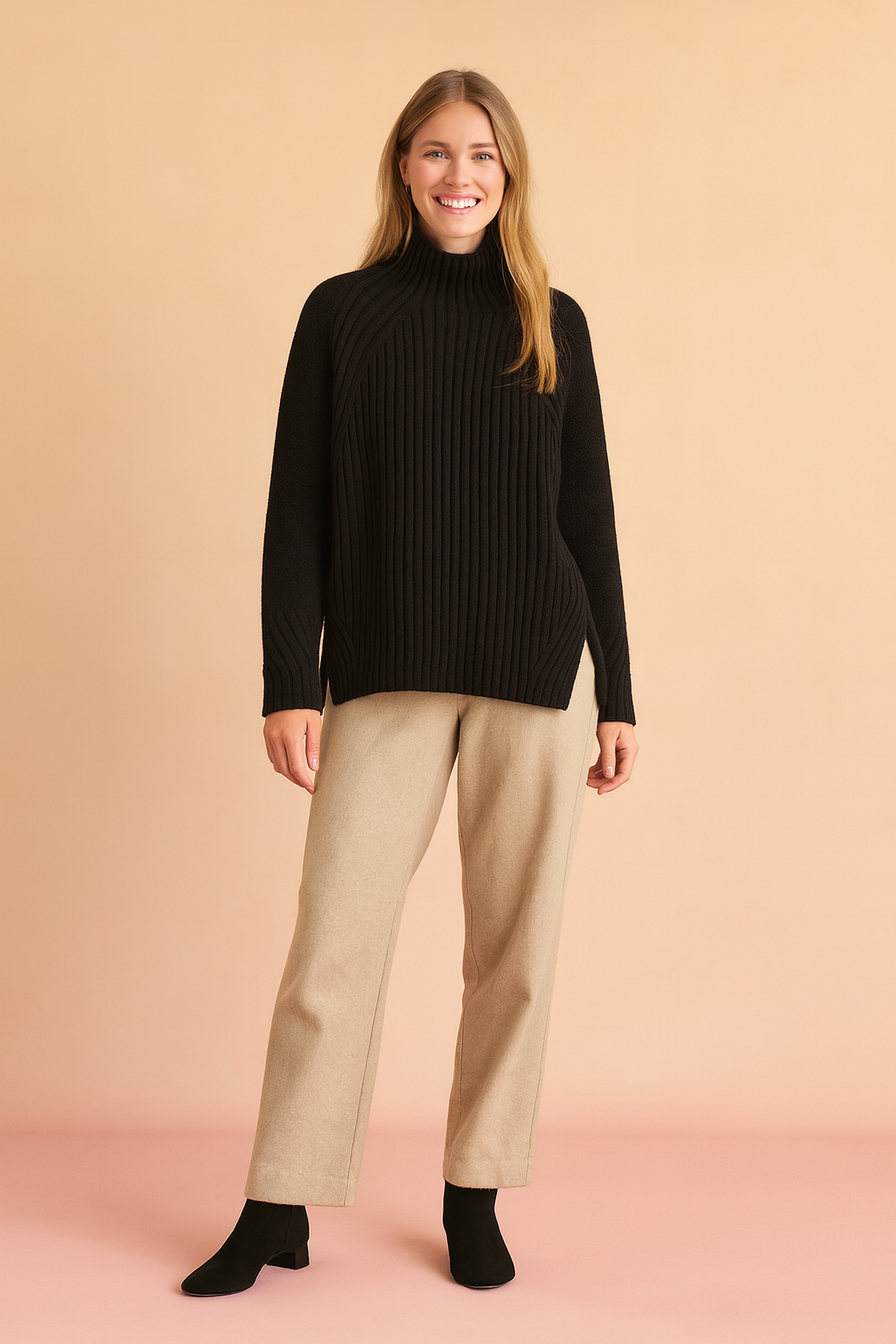 Lena | Højhalset sweater 1