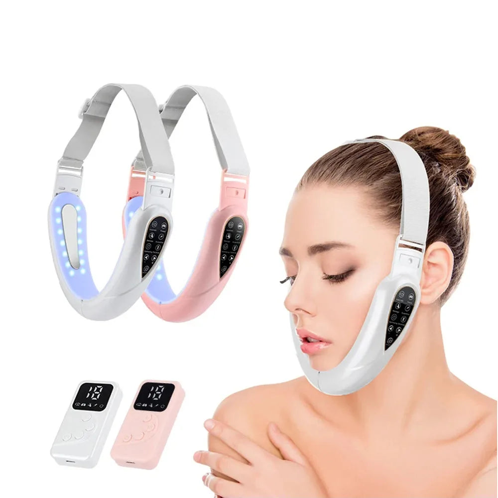 LiftGlow - EMS ansigtsløfter med LED-terapi 1