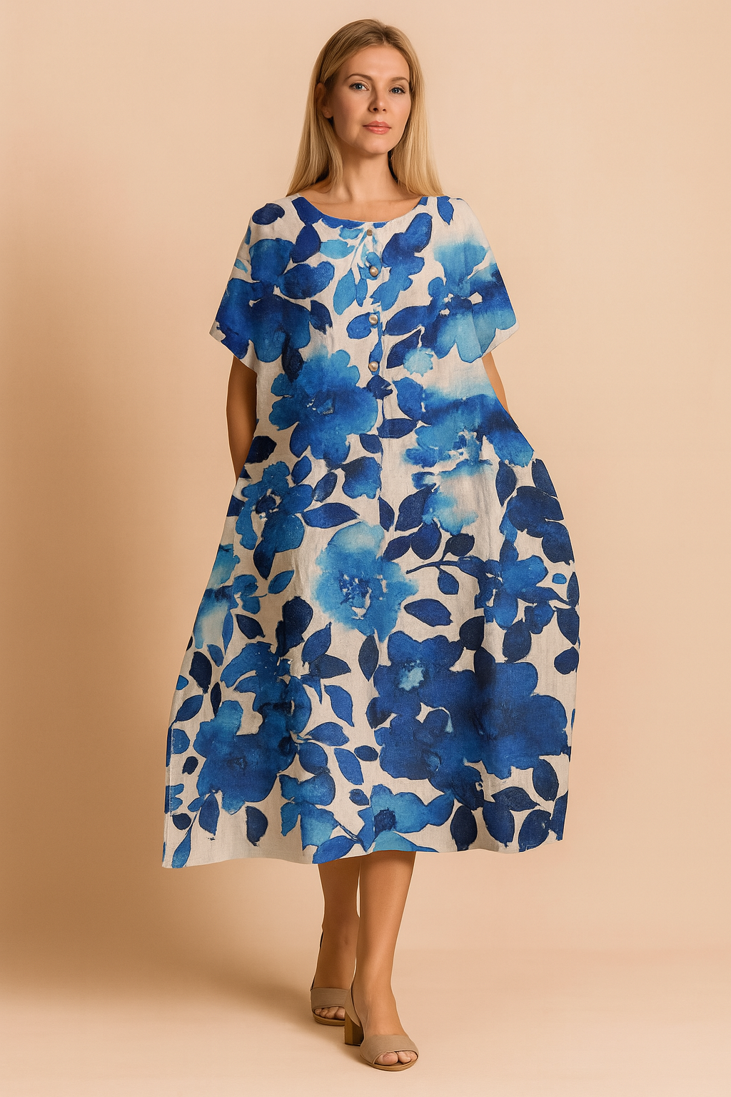 Lottie | Flagrende Blomster Boho Kjole 10
