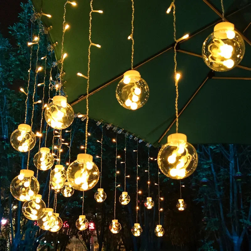 LumiSphere – Dekorative solcelledrevne LED-lyskæder til udendørs stemning 2