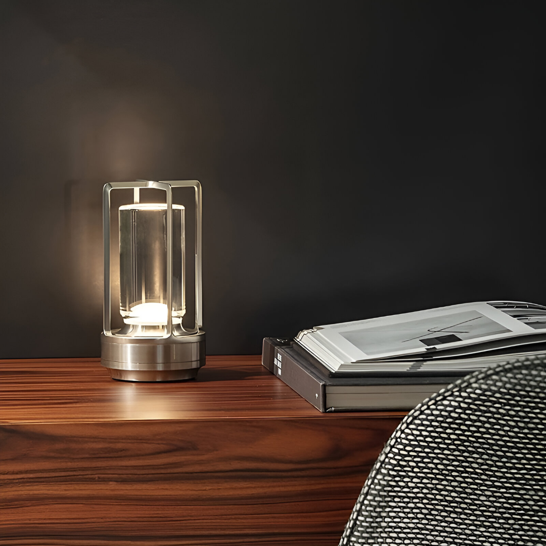 LuminaGlow | Bærbar dæmpbar bordlampe til soveværelses- og kontorbelysning 7