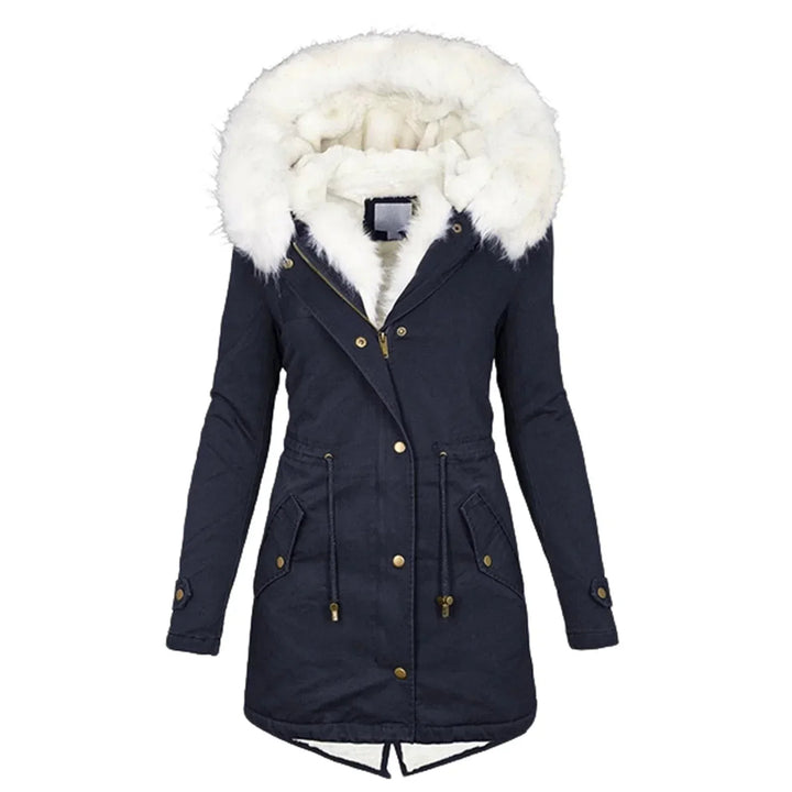 Luna™ Modischer, langer und gefütterter Wintermantel 3
