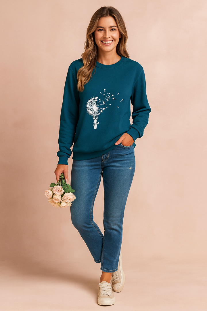 Maja | Mælkebøtte Dametrøje Oversized 2
