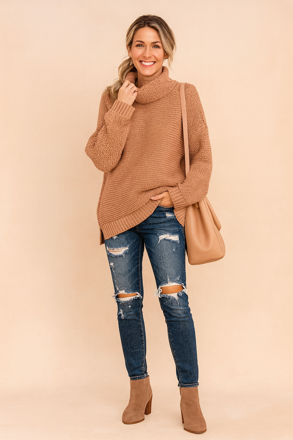 Marlena | Oversized rullekravetrøje 4