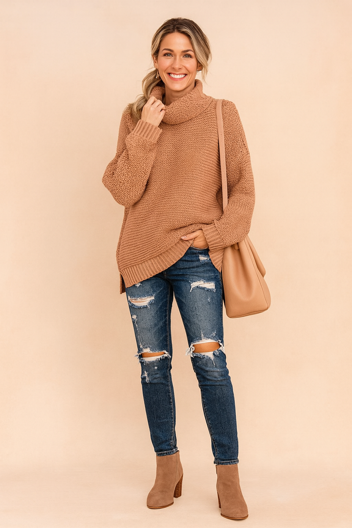 Marlena | Oversized rullekravetrøje 4