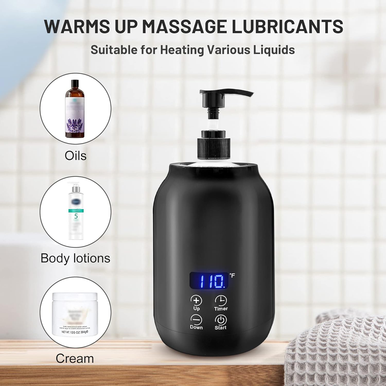 Massageolievarmer 5