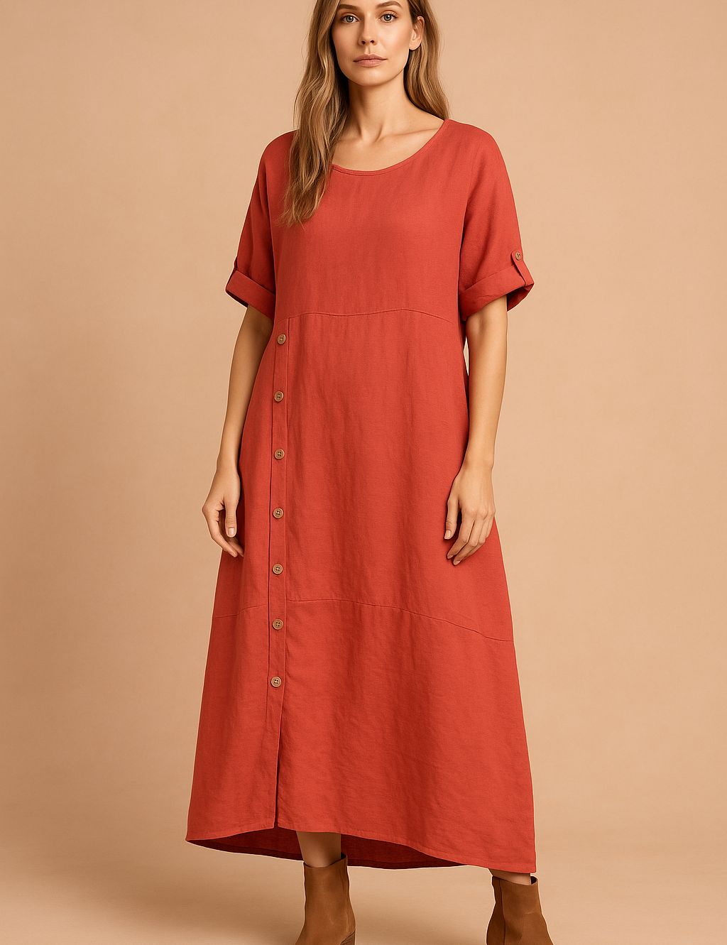 Meah | Løs, lang, oversized bluse til hverdagsbrug 1