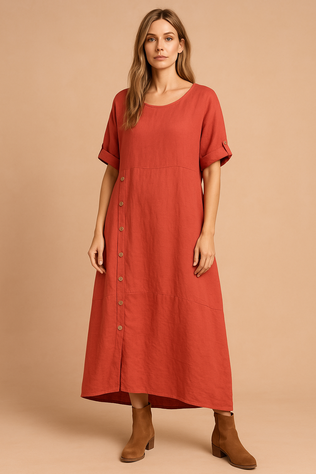 Meah | Løs, lang, oversized bluse til hverdagsbrug 1
