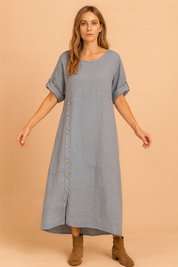 Meah | Løs, lang, oversized bluse til hverdagsbrug 3