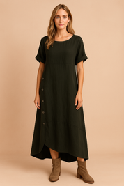 Meah | Løs, lang, oversized bluse til hverdagsbrug 5