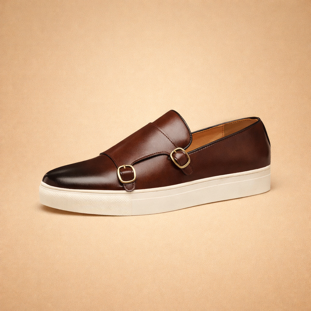 Magnus | Herre Slip-On Loafers med Spændedetaljer