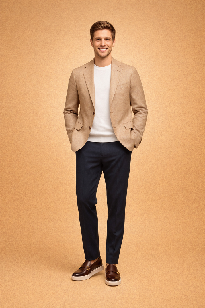 Magnus | Herre Slip-On Loafers med Spændedetaljer