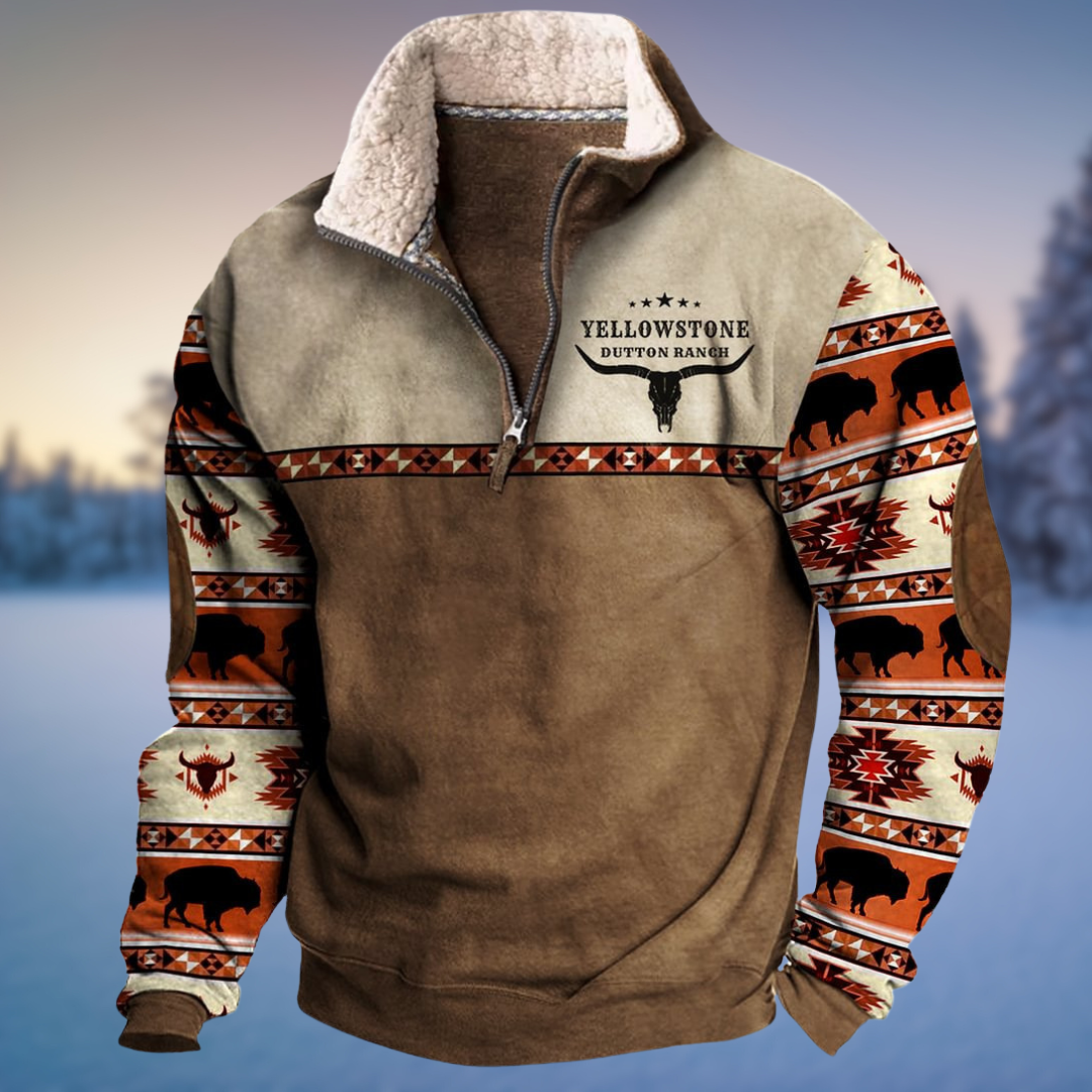 Merino Pullover Herren Mit Halb-Reißverschluss, Lässiger Winterpullover Für Komfort Und Stil 3