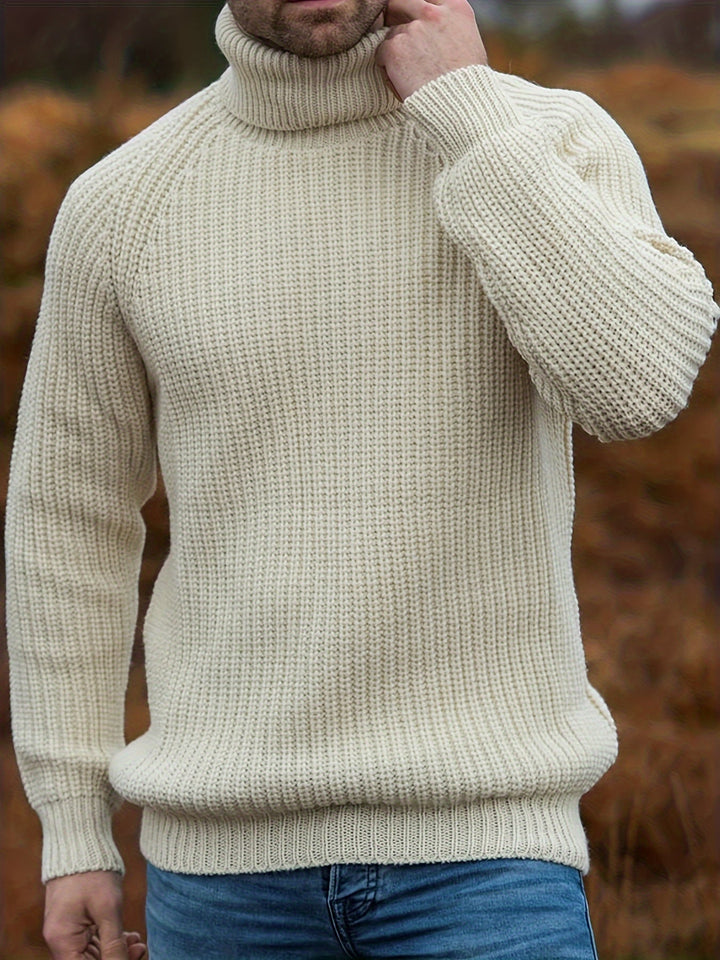 Merino Pullover Herren Mit Rollkragen – Warmer Strickpullover Für Winter Komfort Und Stil 0