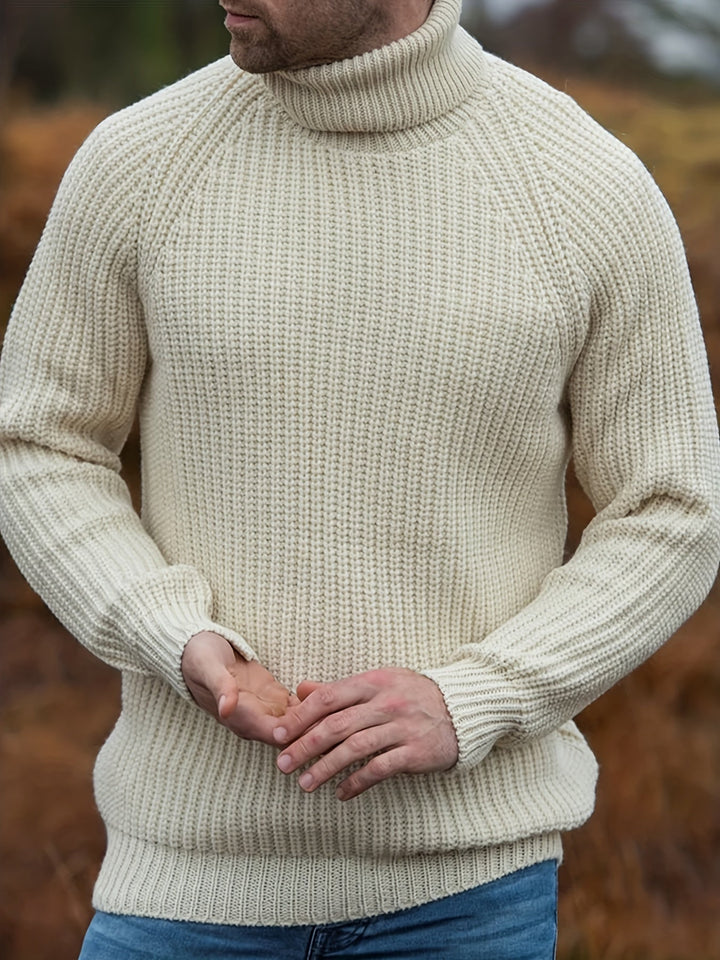 Merino Pullover Herren Mit Rollkragen – Warmer Strickpullover Für Winter Komfort Und Stil 3