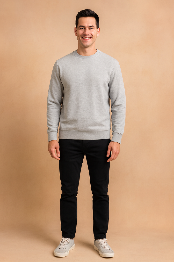 Milan | Sweatshirt med rund hals og tidløs stil 0