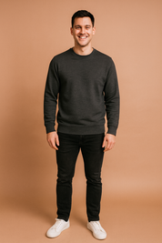 Milan | Sweatshirt med rund hals og tidløs stil 3