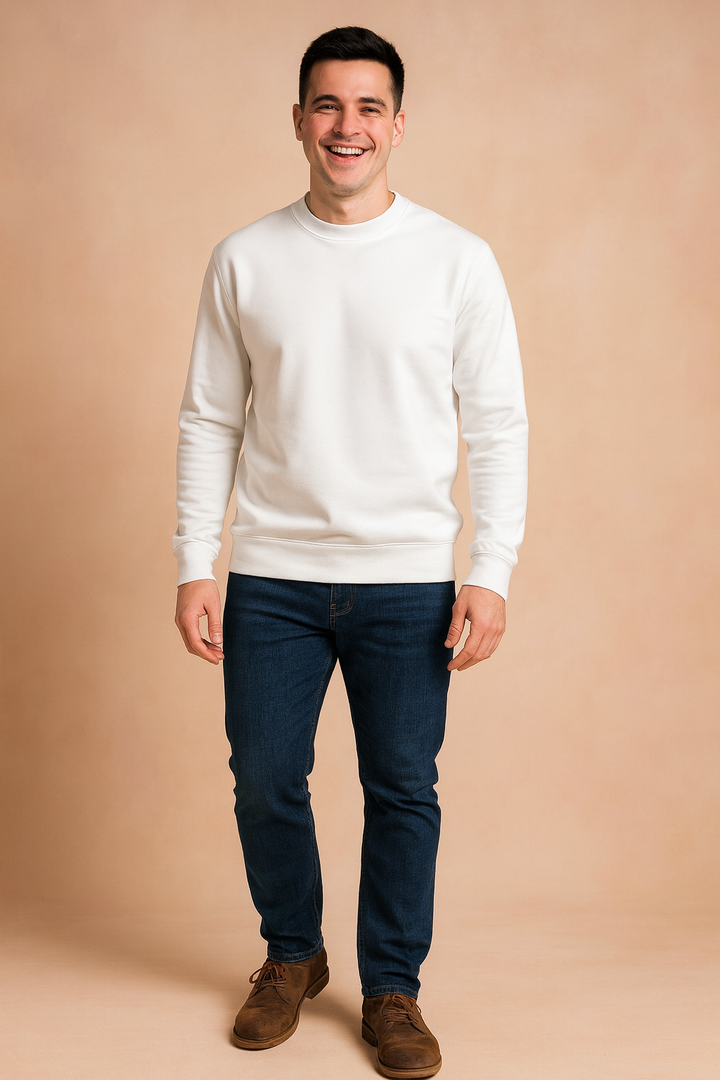 Milan | Sweatshirt med rund hals og tidløs stil 4