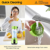 Mini elektrisk bærbar juicerblender 2