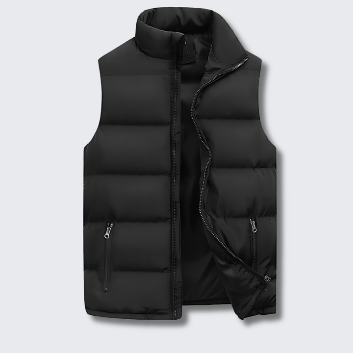 Moderne Herren Steppweste mit sportlich-elegantem Design und funktionalen Details 0