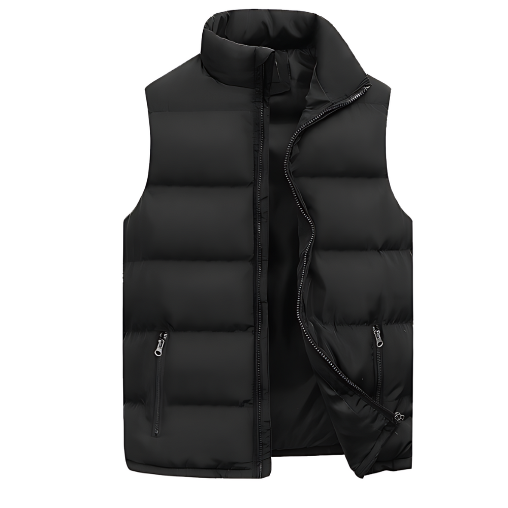 Moderne Herren Steppweste mit sportlich-elegantem Design und funktionalen Details 1
