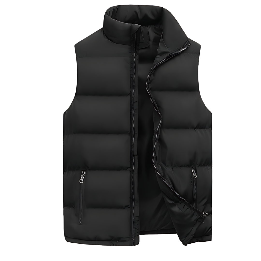 Moderne Herren Steppweste mit sportlich-elegantem Design und funktionalen Details 1