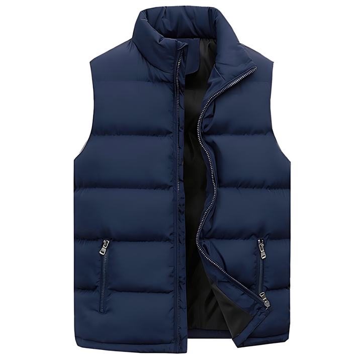 Moderne Herren Steppweste mit sportlich-elegantem Design und funktionalen Details 2