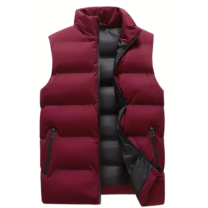 Moderne Herren Steppweste mit sportlich-elegantem Design und funktionalen Details 3