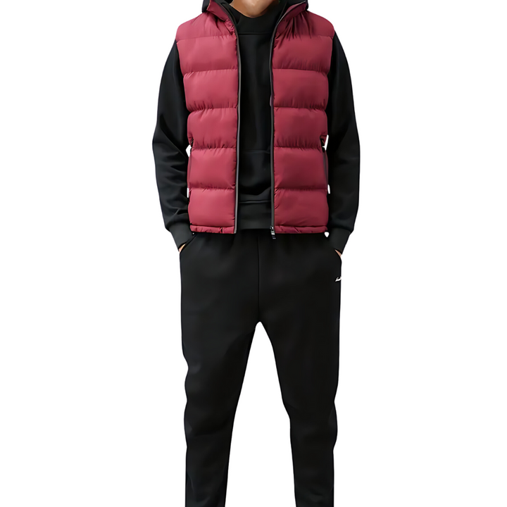 Moderne Herren Steppweste mit sportlich-elegantem Design und funktionalen Details 4