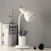 Moderne nordisk LED-bordlampe med stilfuld penholder 3