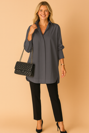 Monaco | Elegant oversized skjortebluse 2