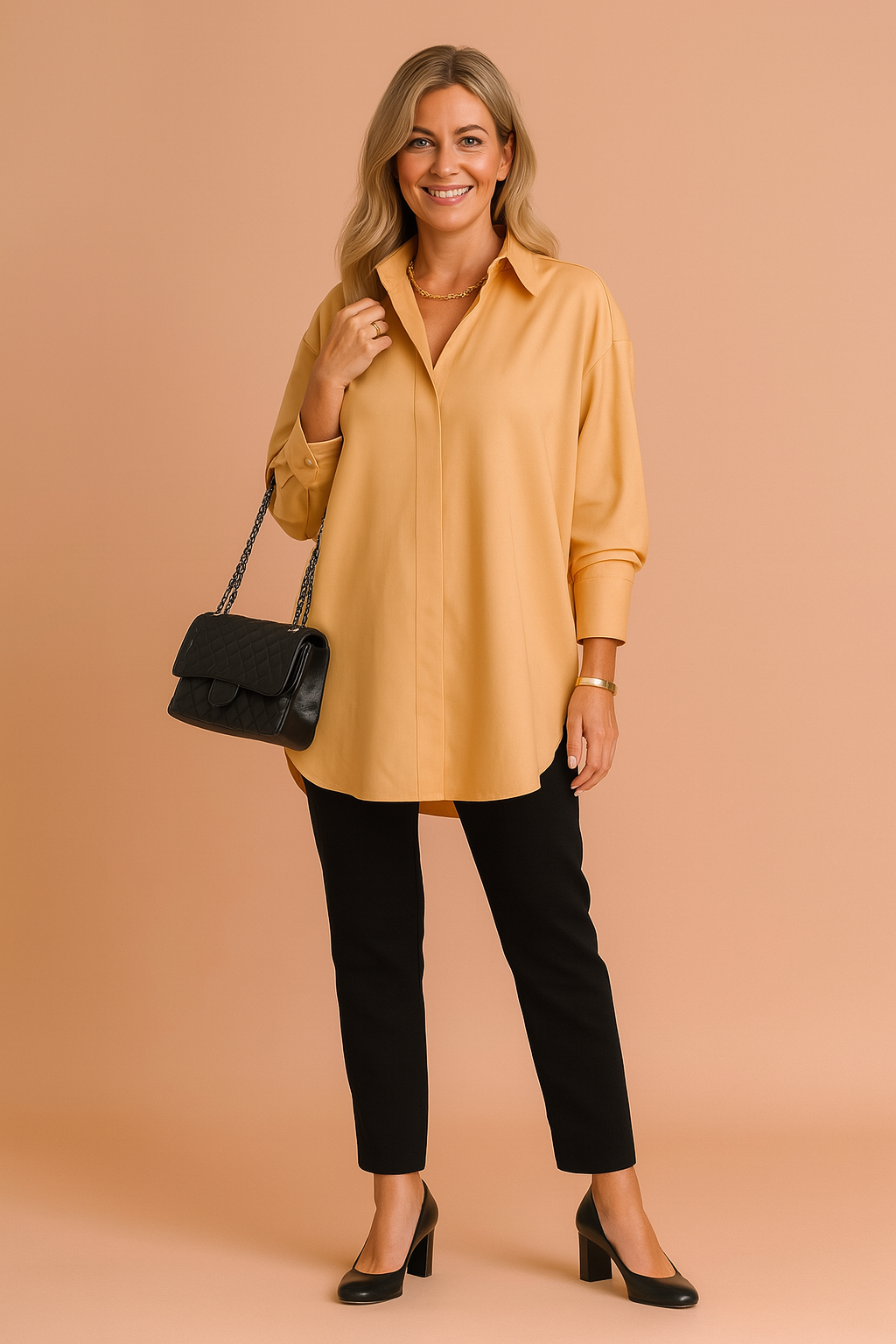 Monaco | Elegant oversized skjortebluse 5